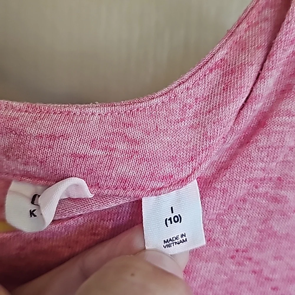 GAP Kids size 10 long sleeve pink dress 👚